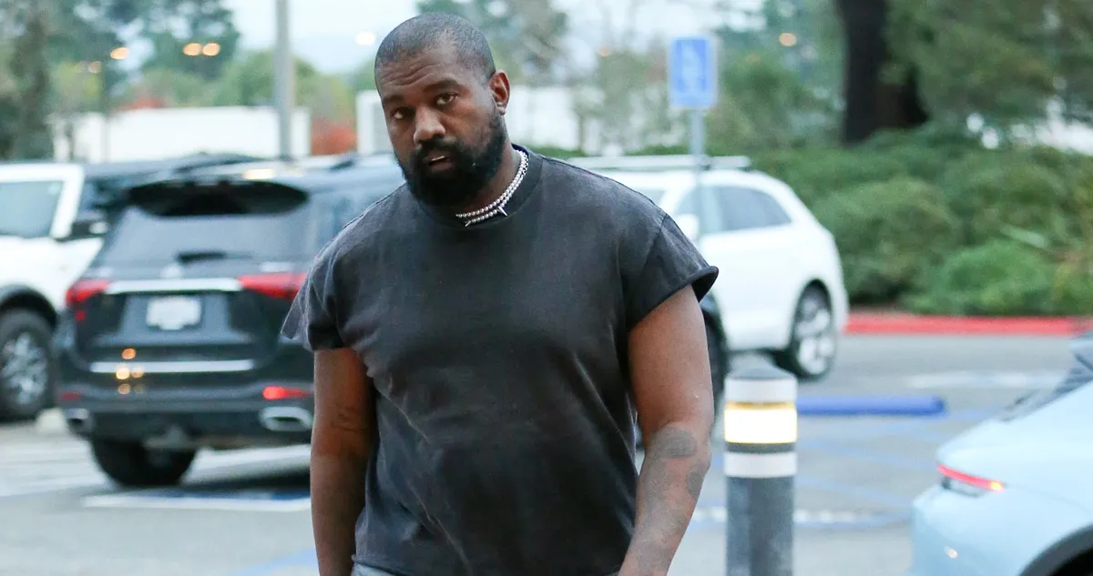 Kanye West is seen on January 19, 2024 in Los Angeles, California.