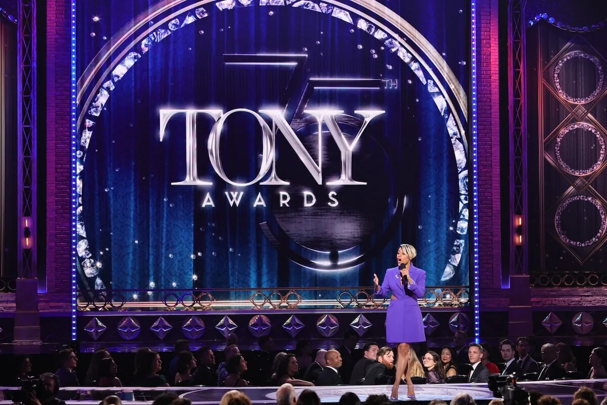 Ariana DeBose on stage at the Tony Awards in 2022