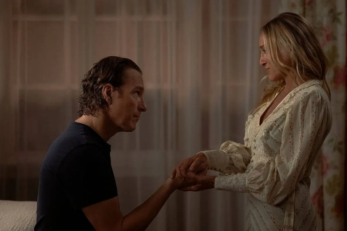 Aidan Shaw and Carrie Bradshaw in season 3 of 'And Just Like That...'