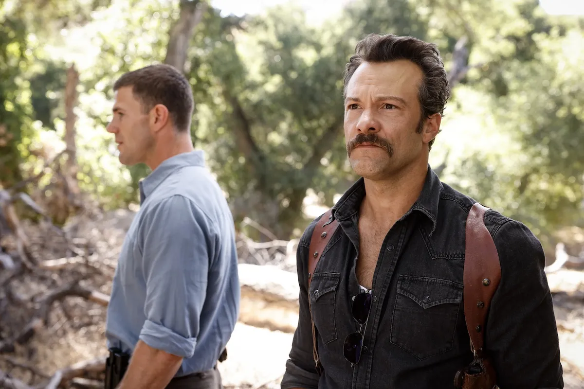 Gibbs and Franks in the 'NCIS: Origins' Season 2 premiere