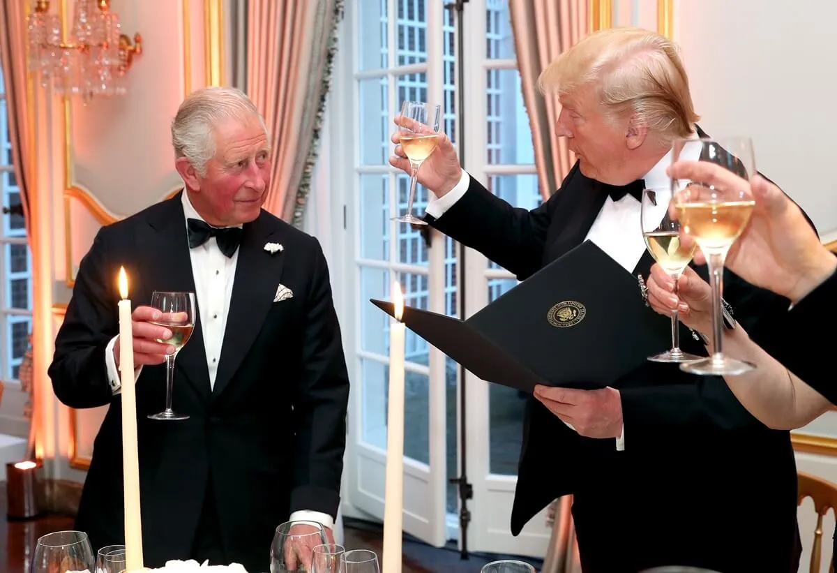 President Donald Trump host a dinner for Prince Charles during their state visit in London