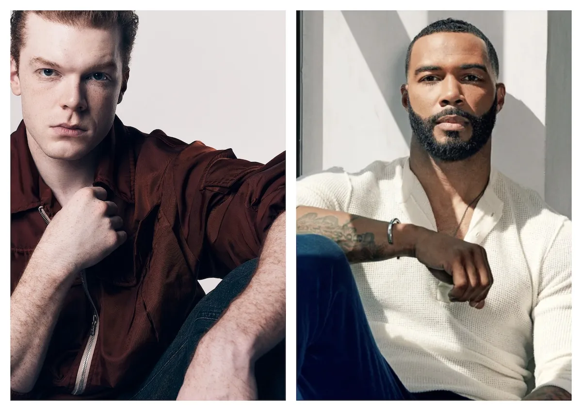 Headshots of Cameron Monaghan and Omari Hardwick