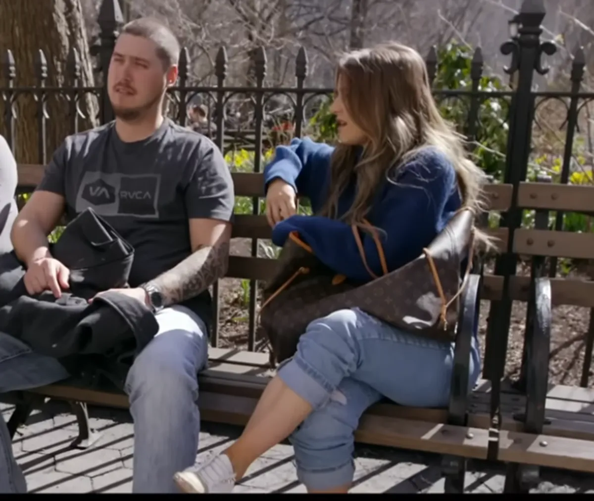 Jeremy Calvert and Leah Messer during a 'Teen Mom 2' reunion in 2019; months before he disappeared from Instagram