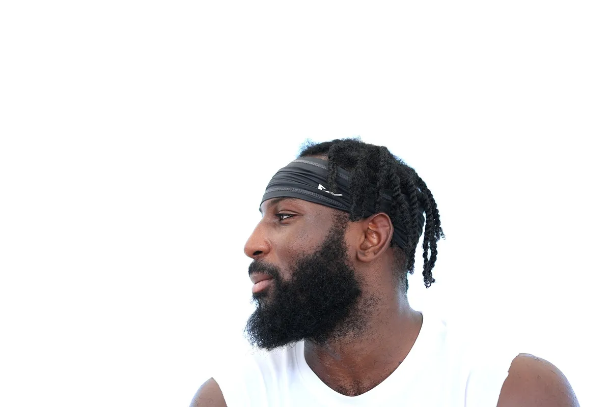 Kris Boyd #17 of the New York Jets talks to media during training camp at Atlantic Health Jets Training Center on July 28, 2025 in Florham Park, New Jersey.