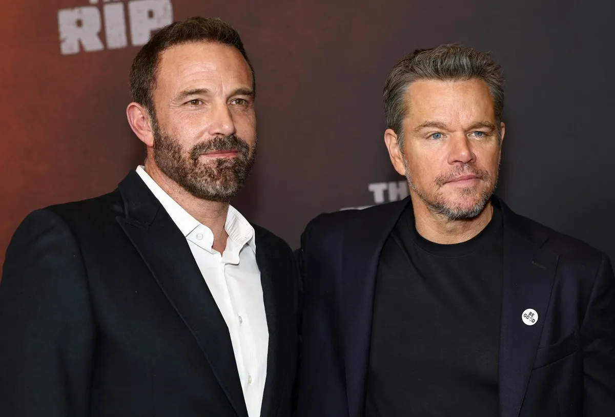 Ben Affleck and Matt Damon attend Netflix's 'The Rip' New York premiere