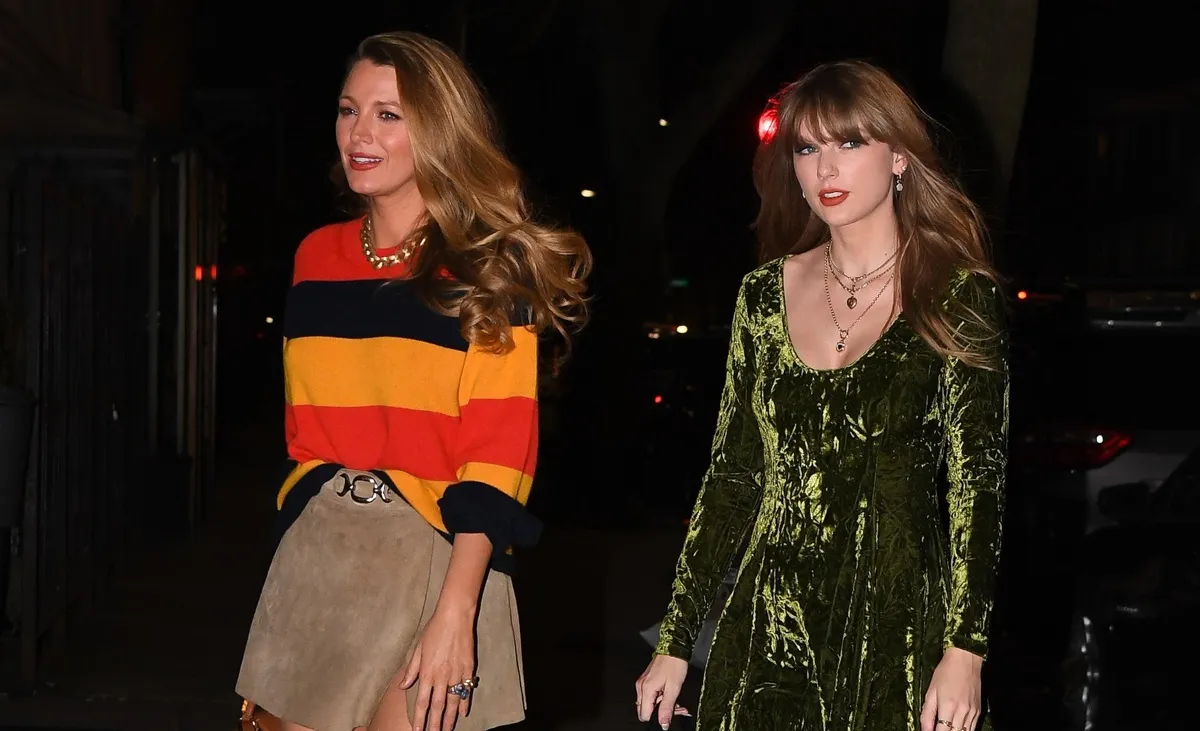 Blake Lively and Taylor Swift attend a private party at Lucalli Pizza restaurant in Brooklyn