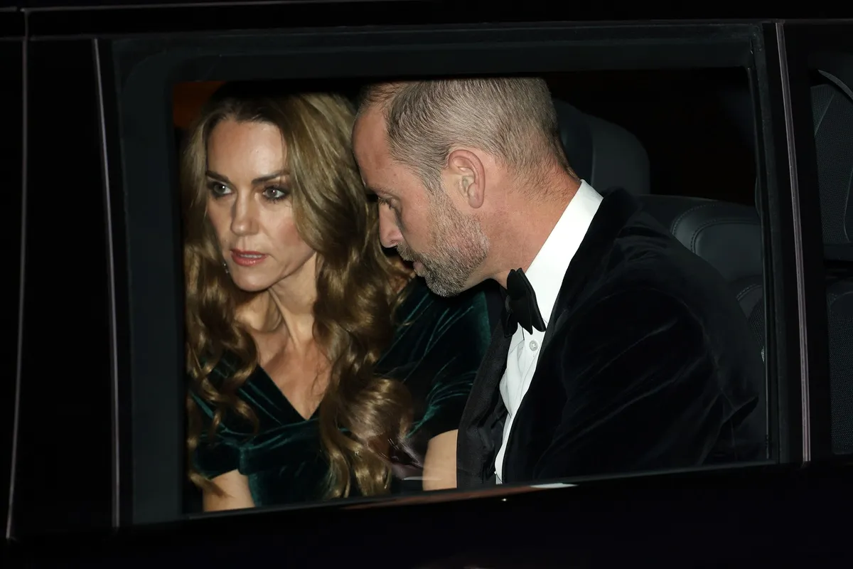 Kate Middleton and Prince William arriving for the Royal Variety Performance at the Royal Albert Hall