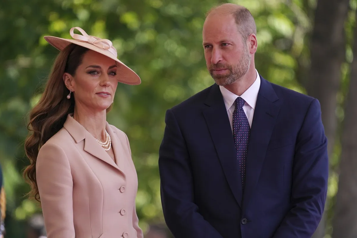 Kate Middleton and Prince William welcome French President Emmanuel Macron and his wife Brigitte Macron to Windsor Castle