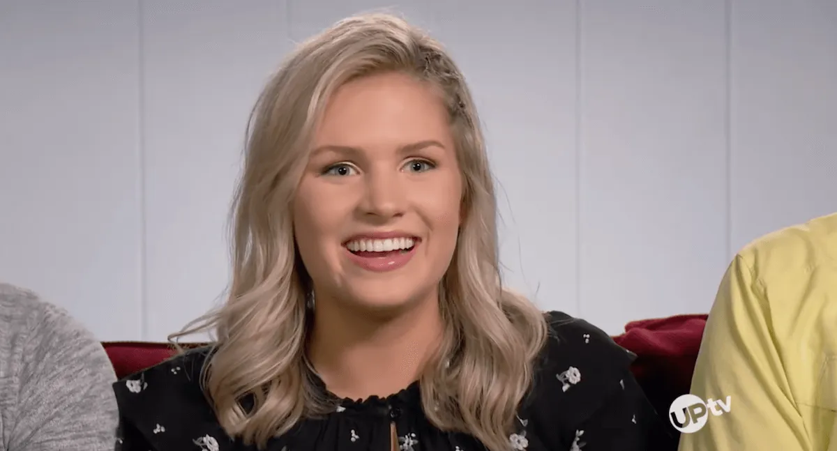 Smiling, blonde-haired Katie Bates of 'Bringing Up Bates'