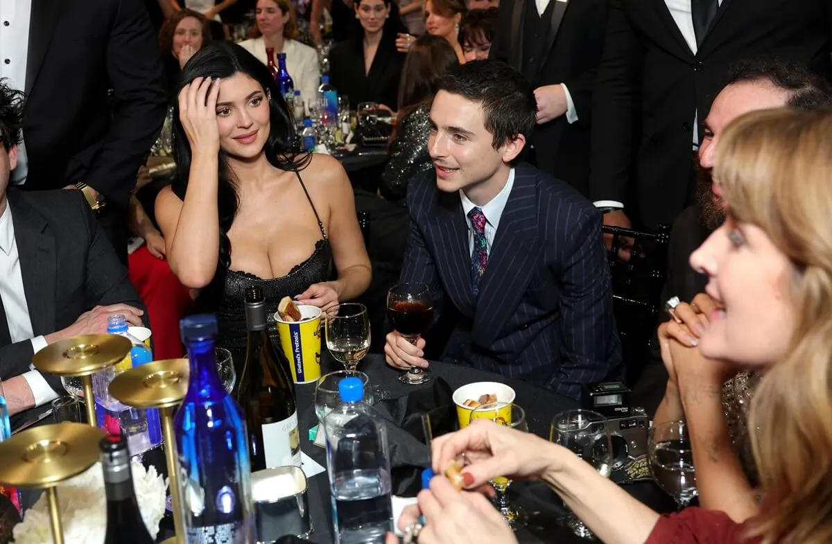 Kylie Jenner and Timothée Chalamet at The 31st Annual Critics Choice Awards