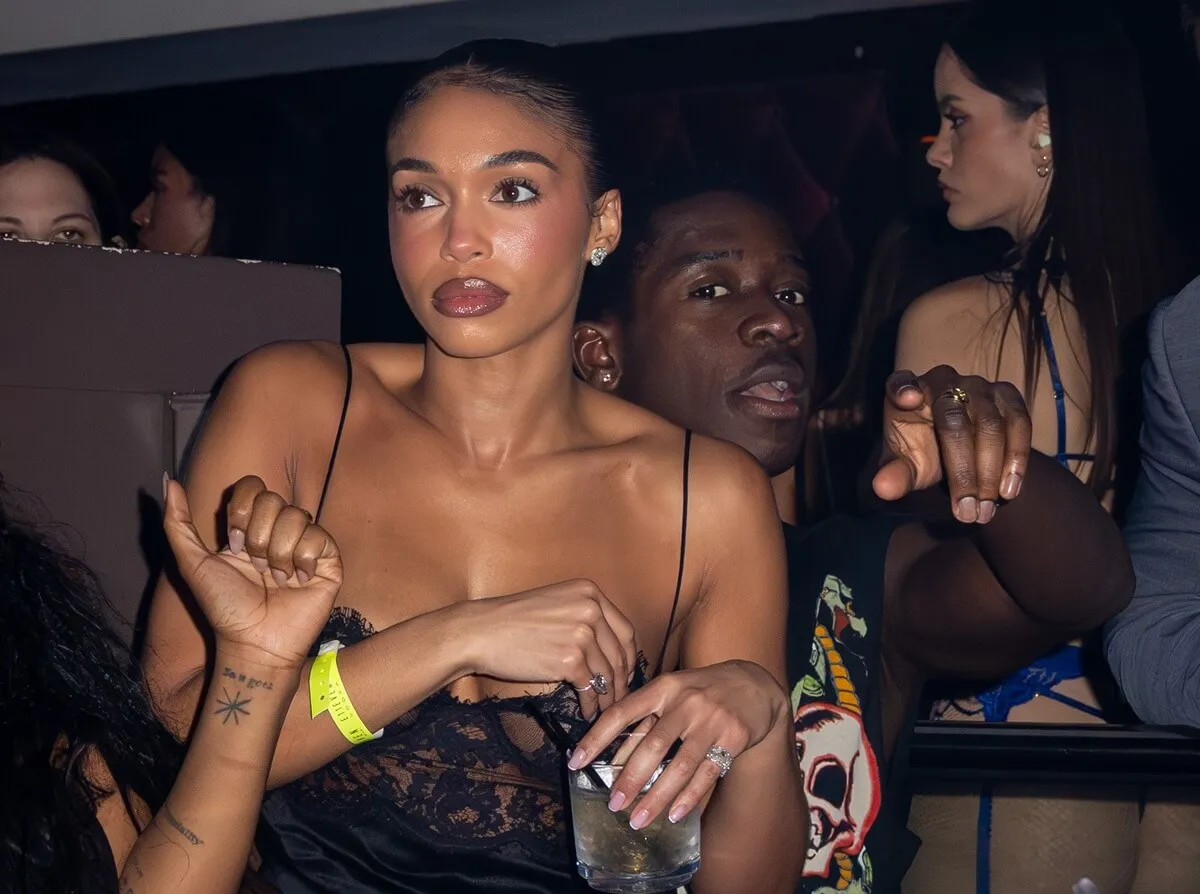 Lori Harvey and Damson Idris are seen at E11EVEN Miami