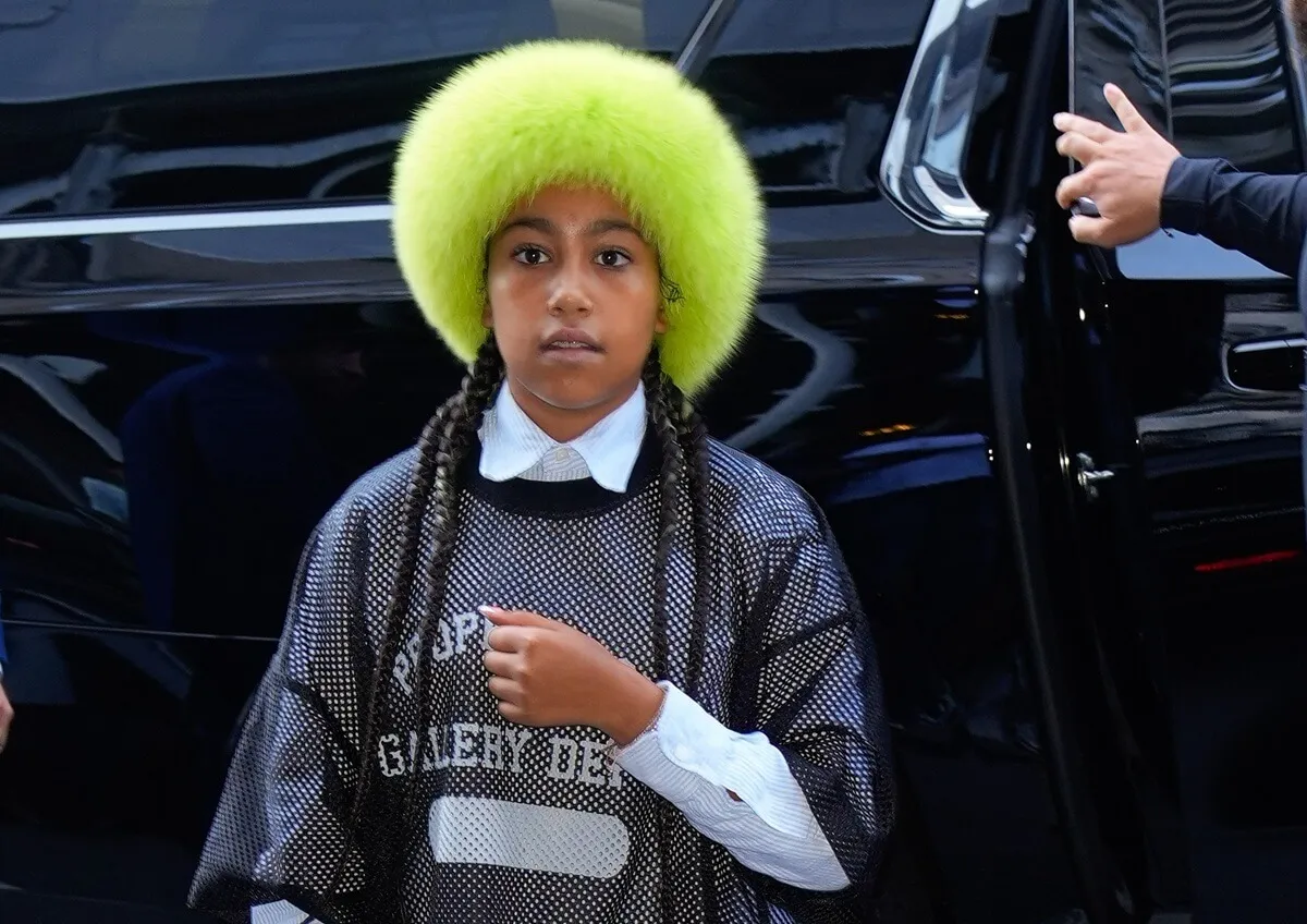 North West is seen out and about in New York City