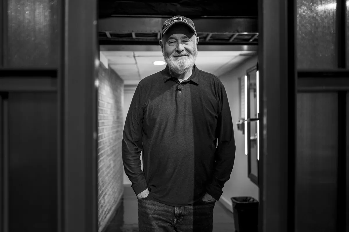 Rob Reiner arrives to film 'Late Night with Seth Myers' on September 17, 2025