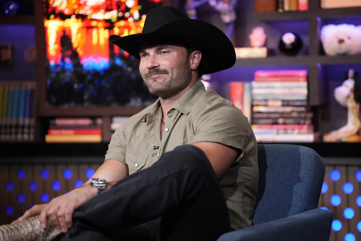 Steven McBee Jr wearing a cowboy hat on 'Watch What Happens Live'