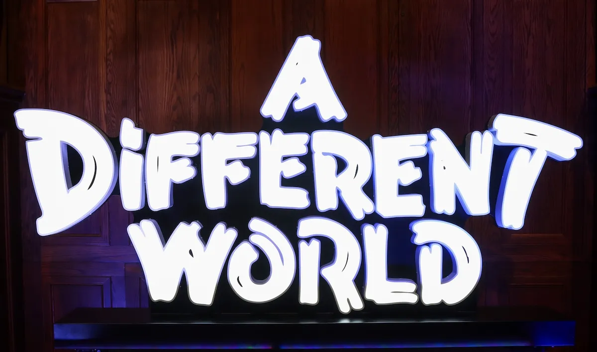 A Different World title card