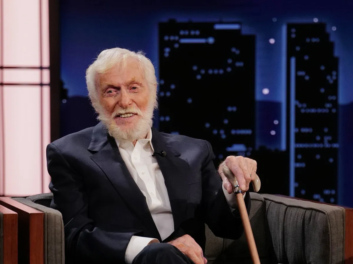 Dick Van Dyke appears on 'Jimmy Kimmel Live!' in November 2024