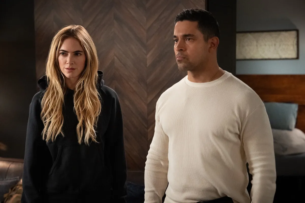 Emily Wickersham and Wilmer Valderrama in 'NCIS' Season 23