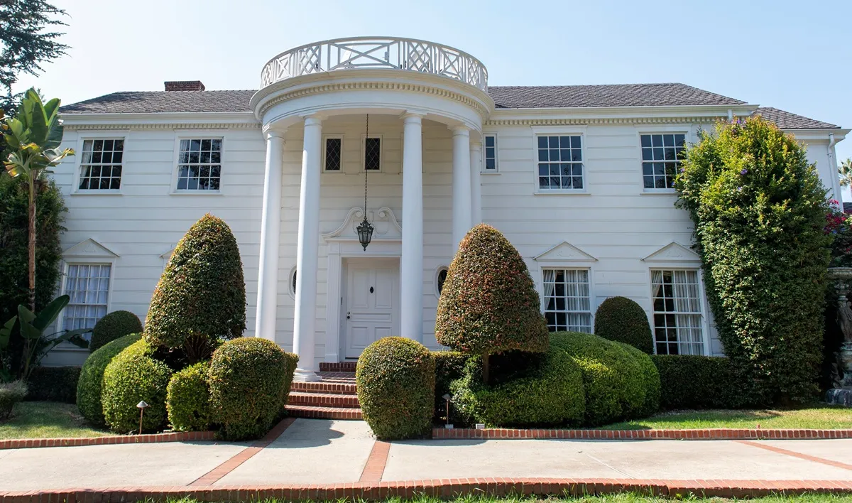 Exterior view of 'The Fresh Prince of Bel Air' mansion