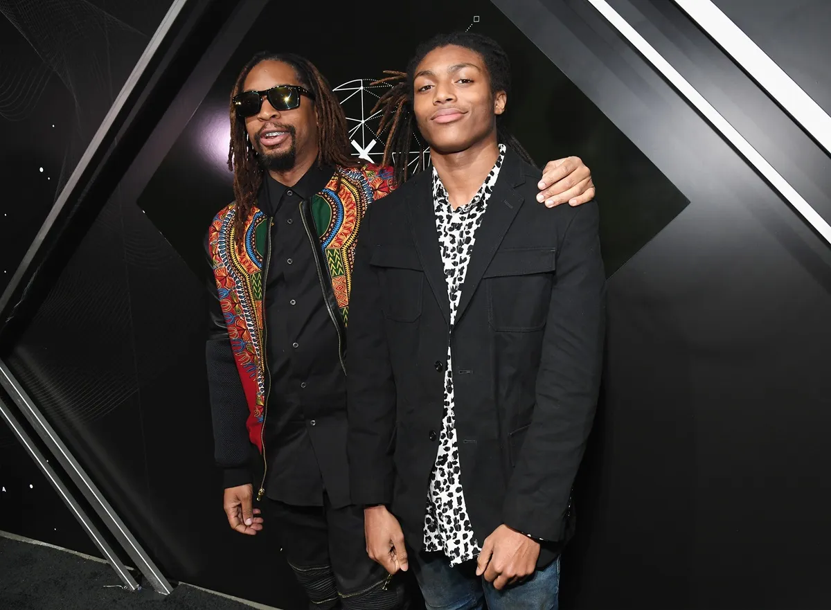 Lil Jon (L) and Nathan Smith attend the Pencils of Promise 10th Anniversary Gala at the Duggal Greenhouse on October 24, 2018 in New York City