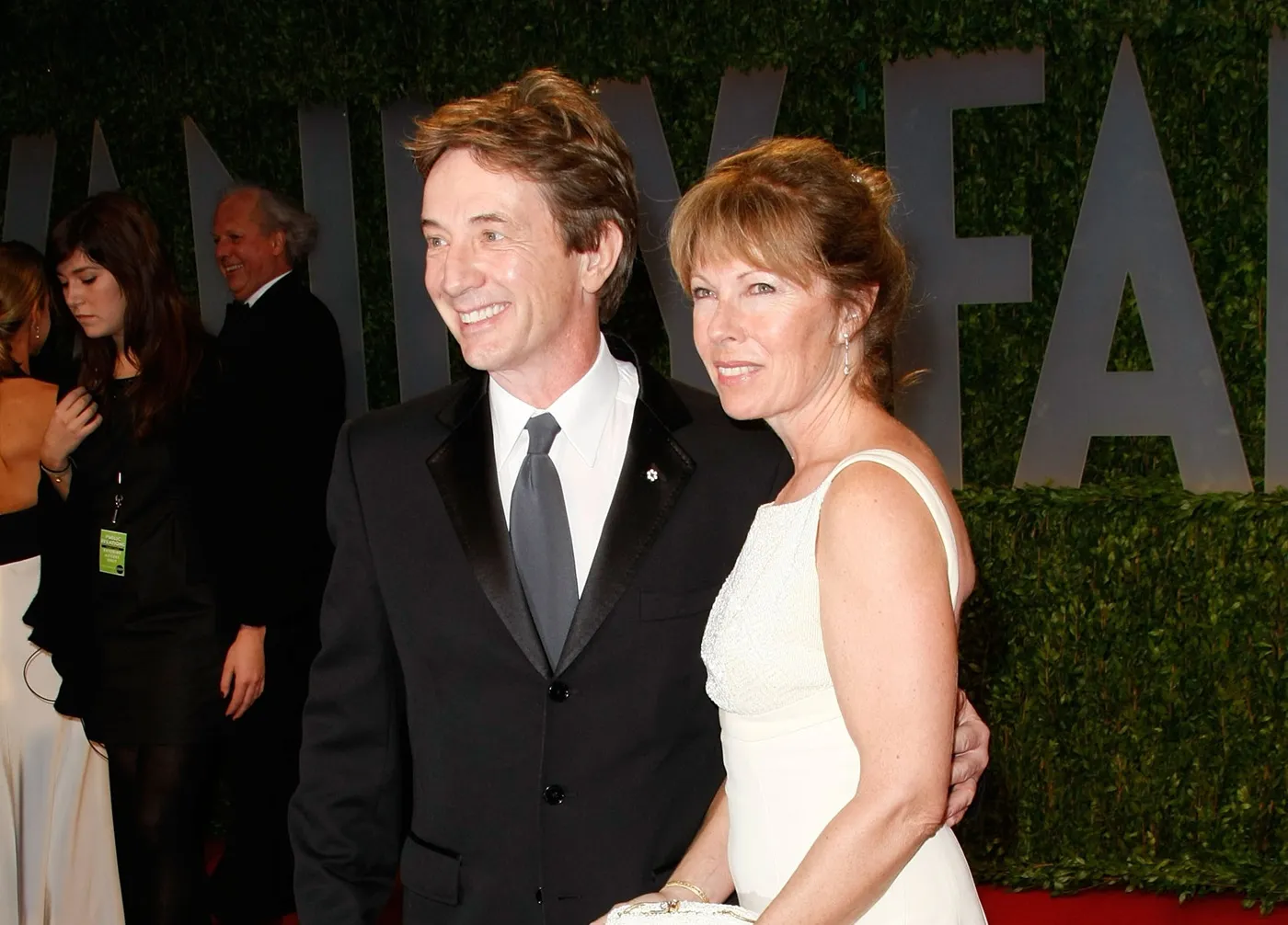 Martin Short and Nancy Dolman arrive at the 2009 Vanity Fair Oscar Party hosted by Graydon Carter held at the Sunset Tower on February 22, 2009 in West Hollywood, California.
