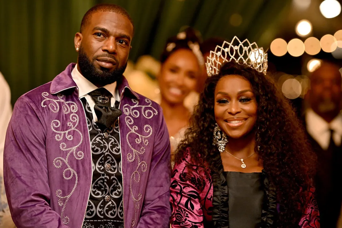 Kirk King and Quad Webb (wearing a crown) in "Married to Medicine'