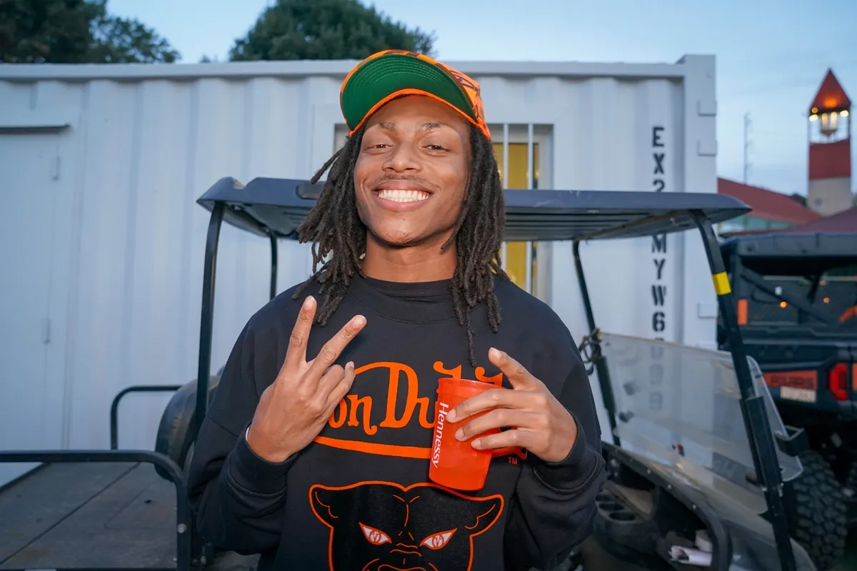 DJ Young Slade attends ONE Musicfest 2025 at Piedmont Park on October 25, 2025 in Atlanta, Georgia