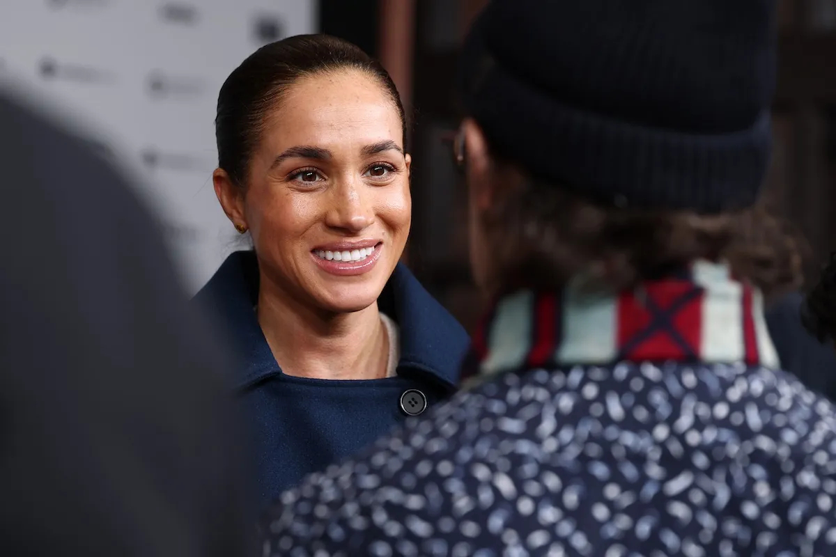 Meghan Markle talking to a woman at Sundance 2026