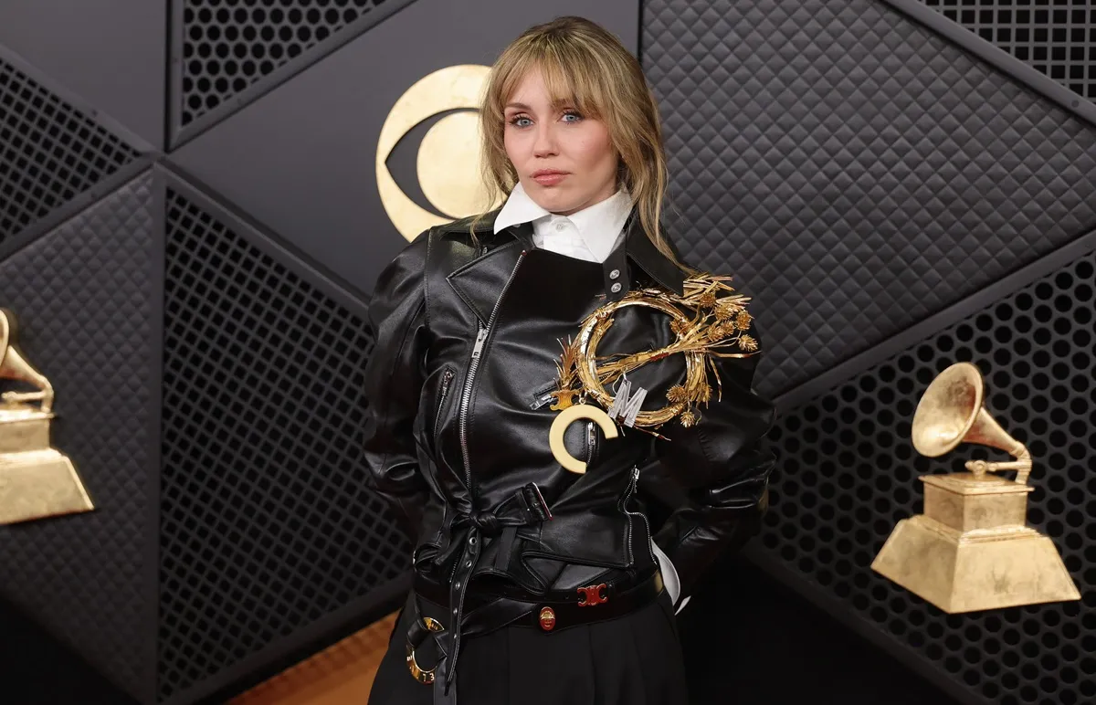 Miley Cyrus attends the 68th GRAMMY Awards at Crypto.com Arena
