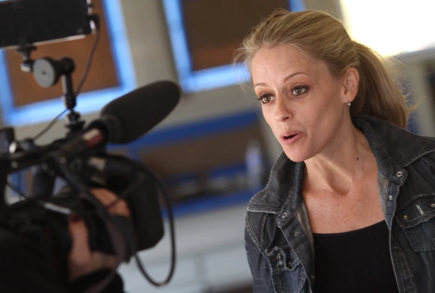 Nicole Curtis of 'Rehab Addict' getting recorded in 2010