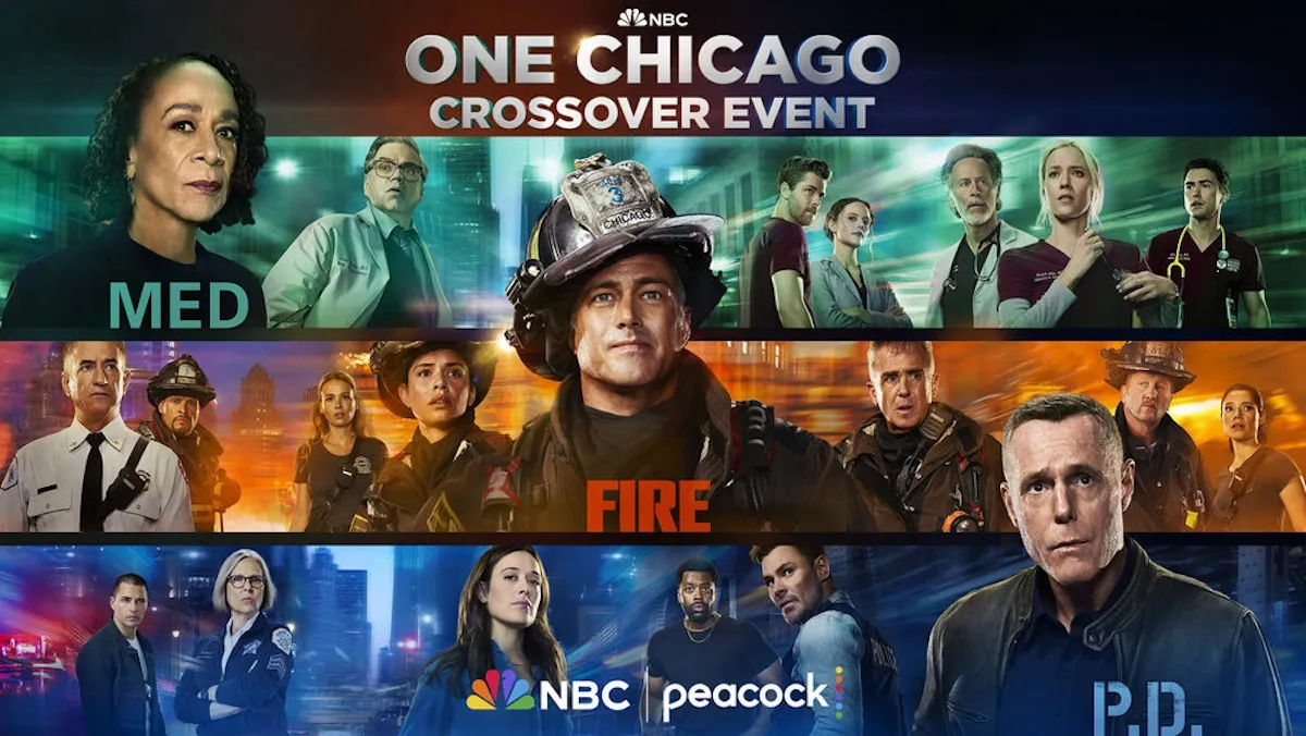Key art for the 2026 One Chicago crossover on NBC