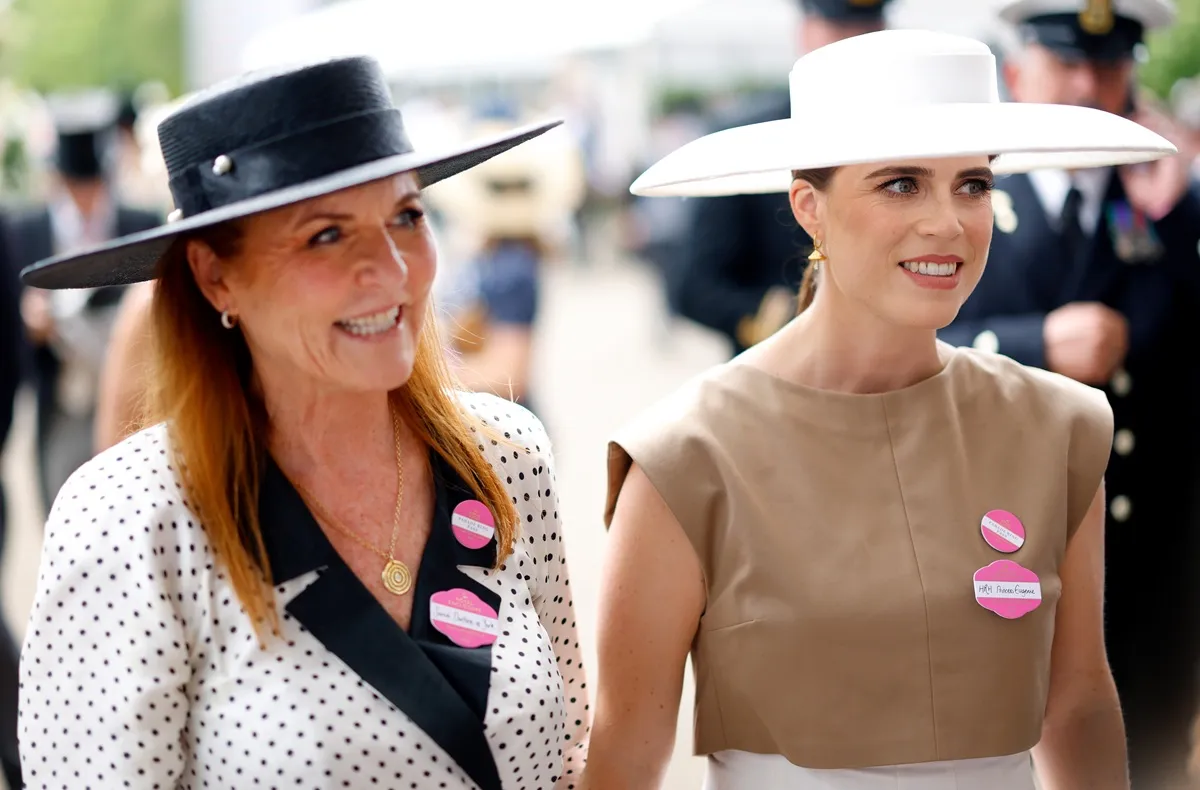 Sarah Ferguson and Princess Eugenie attend day four of 2025 Royal Ascot