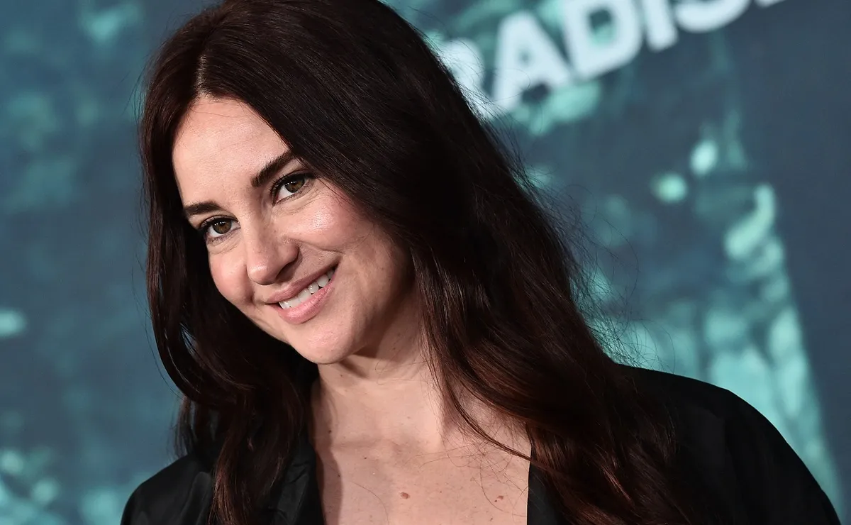 Shailene Woodley attends the premiere of "Paradise" Season 2 at the Paramount Theatre in Los Angeles, California, on February 18, 2026