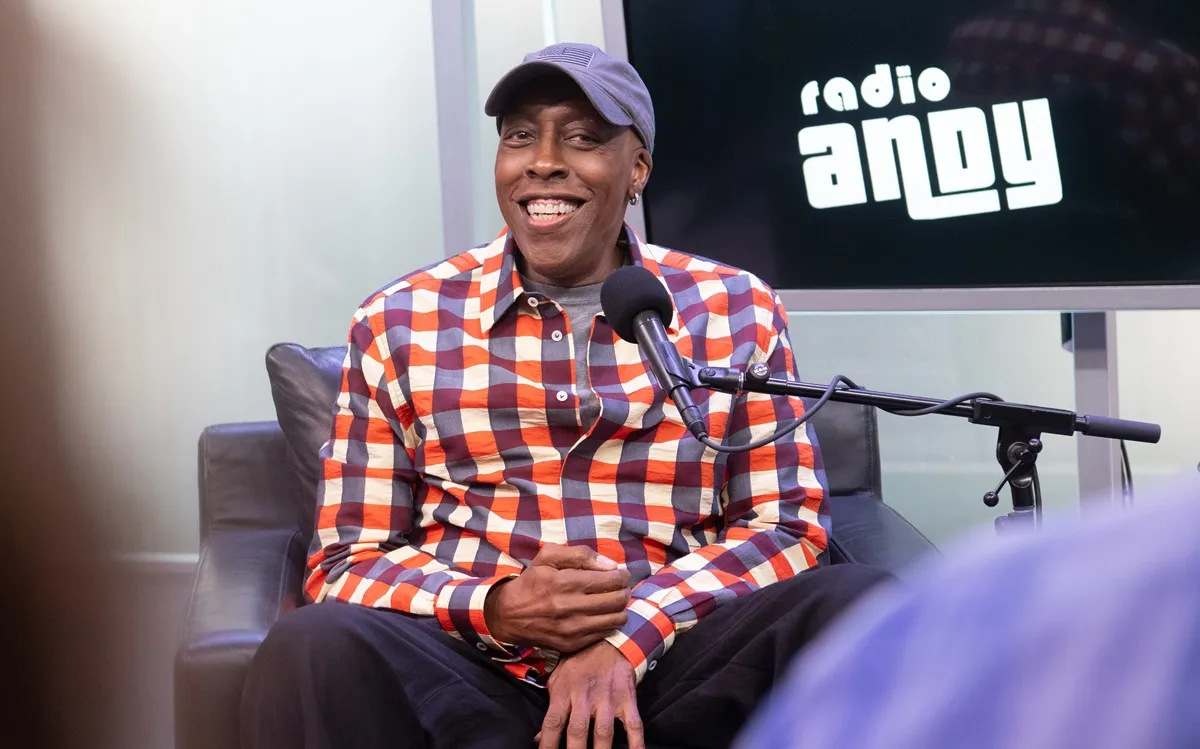 Arsenio Hall visits 'Radio Andy' at the SiriusXM Studios