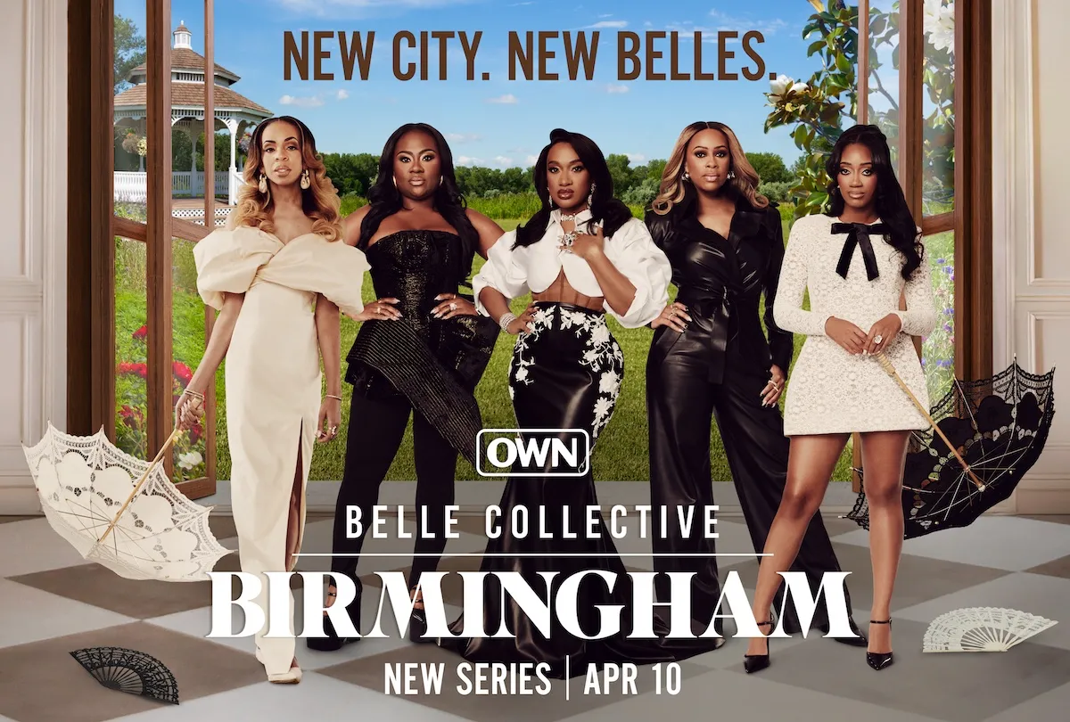 Key art featuring all five cast members of 'Belle Collective: Birmingham'