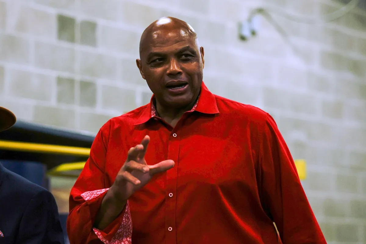 Charles Barkley at the Neville Arena