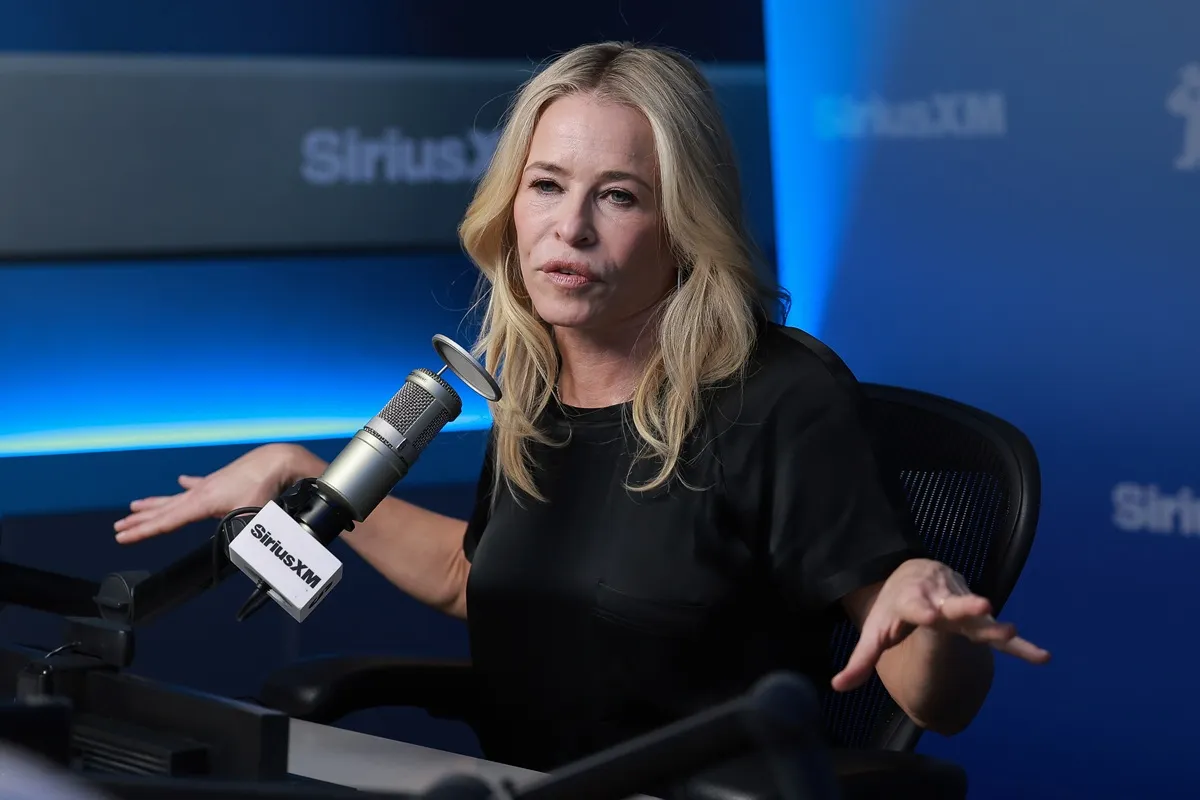 Chelsea Handler visits SiriusXM Studios on January 07, 2026 in New York City
