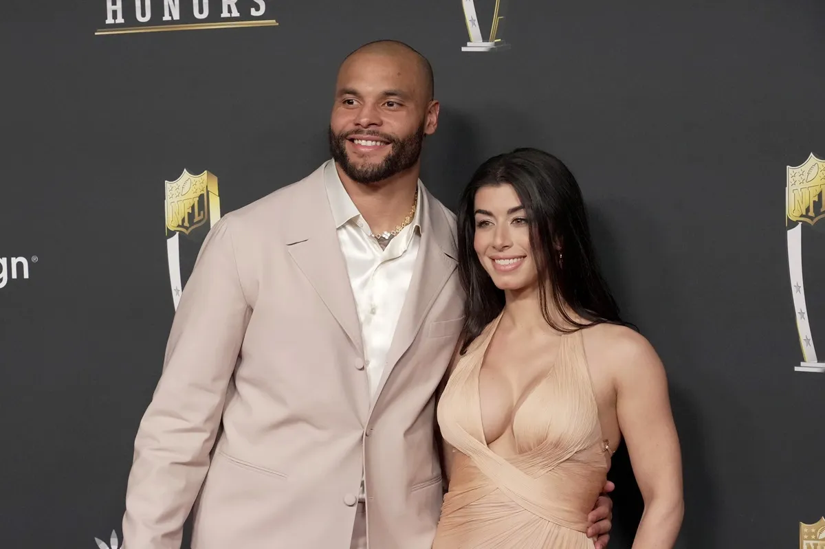 Dak Prescott and Sarah Jane Ramos attend the 15th Annual NFL Honors at Palace Of Fine Arts on February 05, 2026 in San Francisco, California