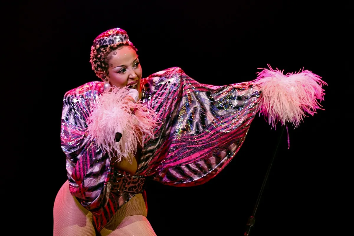 Doja Cat performs during Global Citizen's Move Afrika: Pretoria on March 20, 2026 in Pretoria, South Africa