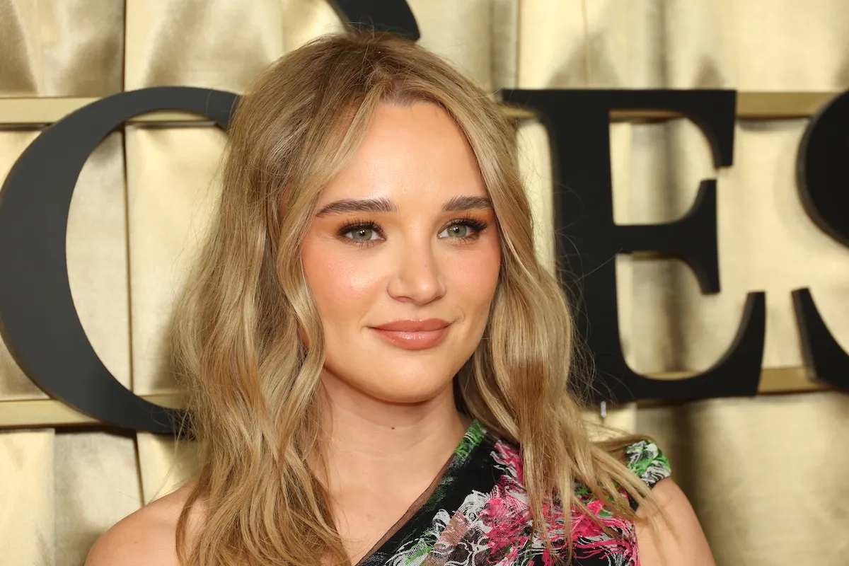 Hunter King with blonde hair