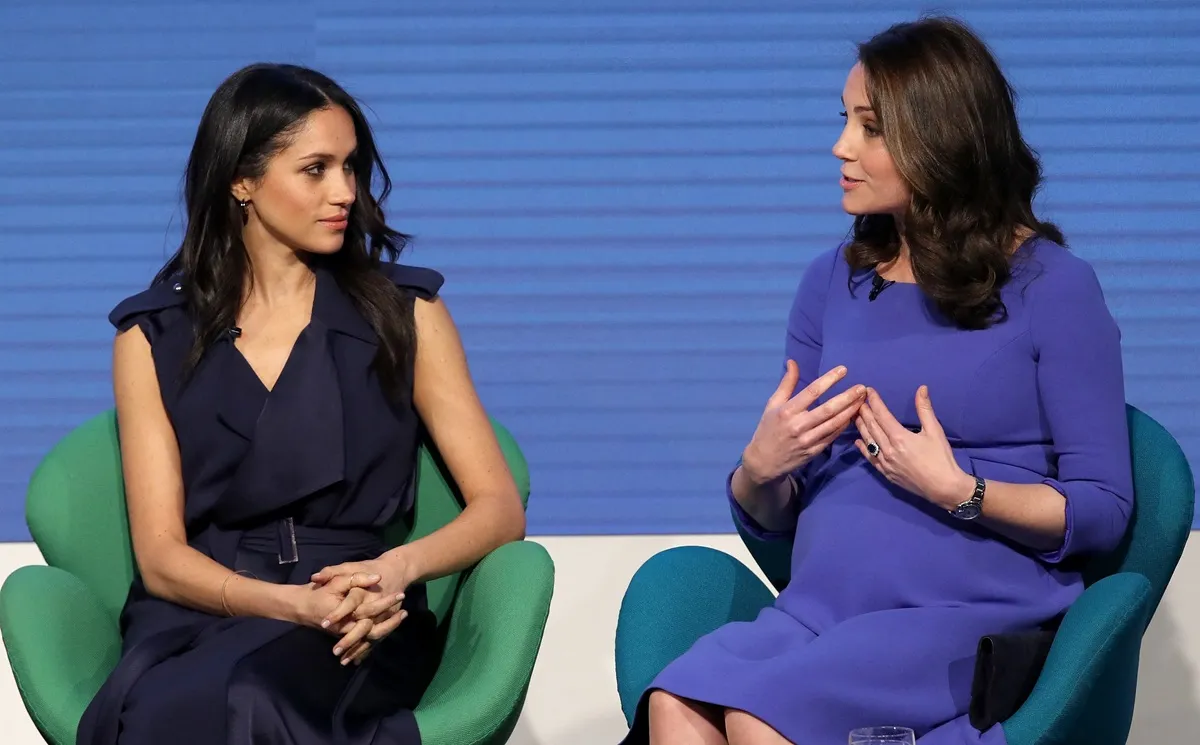 Meghan Markle and Kate Middleton attend the first annual Royal Foundation Forum