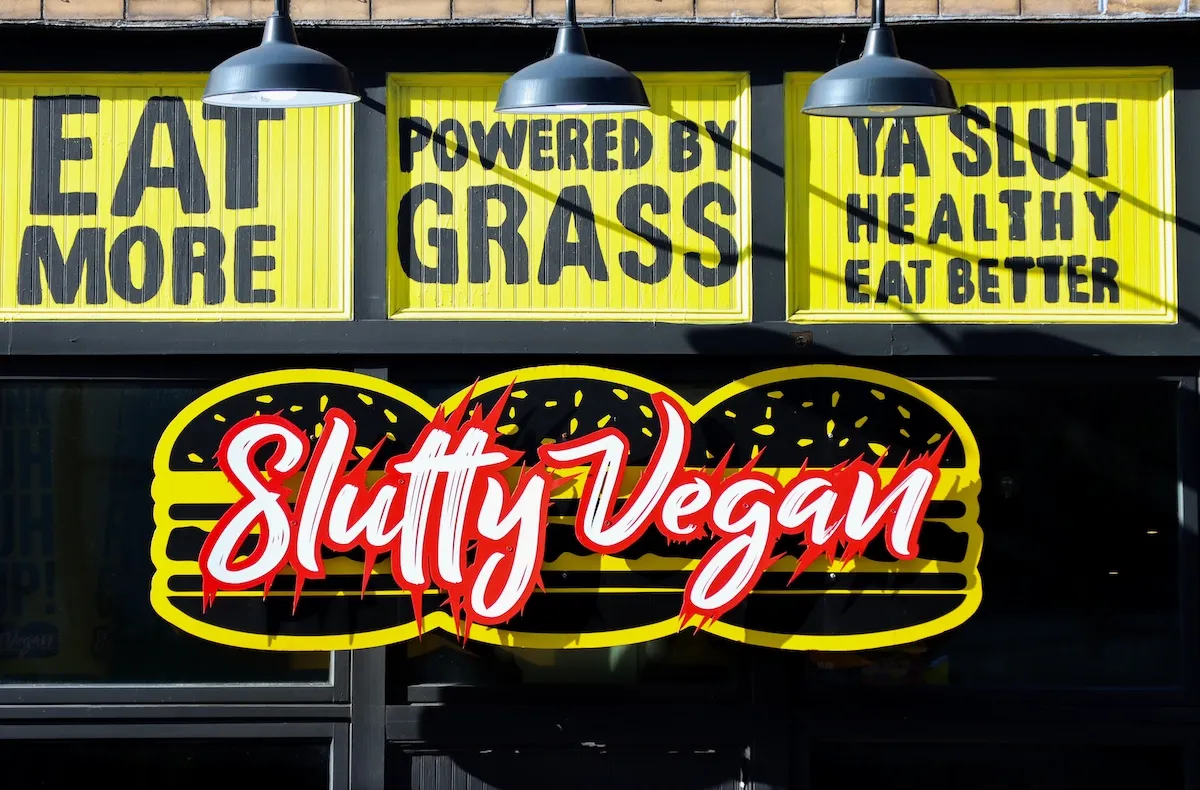 Exterior of the Slutty Vegan restaurant in Atlanta