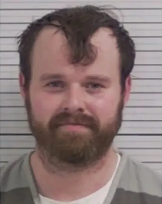 Joseph Duggar's mugshot from his intake at the Bay County Sherrif's Office