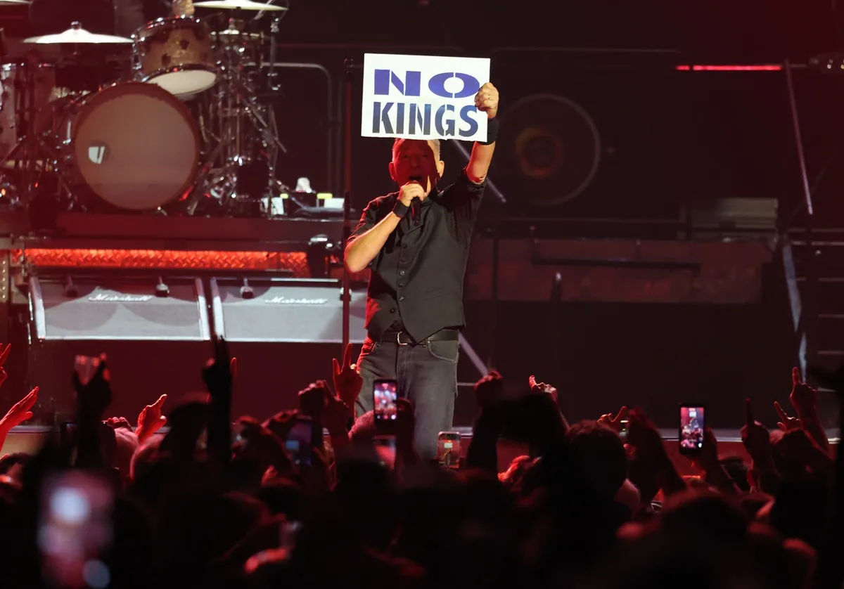Bruce Springsteen & The E Street Band perform during Land of Hope & Dreams American Tour at Target Center on March 31, 2026 in Minneapolis, Minnesota.
