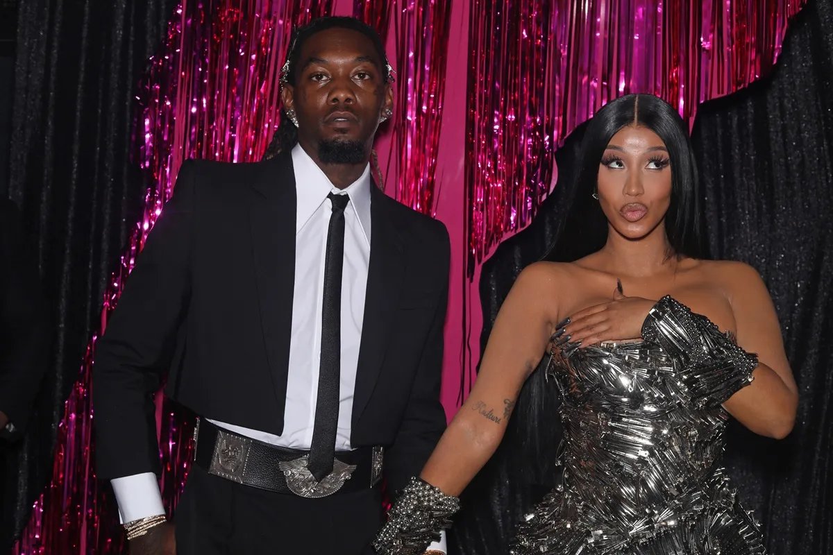 Offset and Cardi B attend the 2023 MTV Video Music Awards at Prudential Center on September 12, 2023 in Newark, New Jersey.