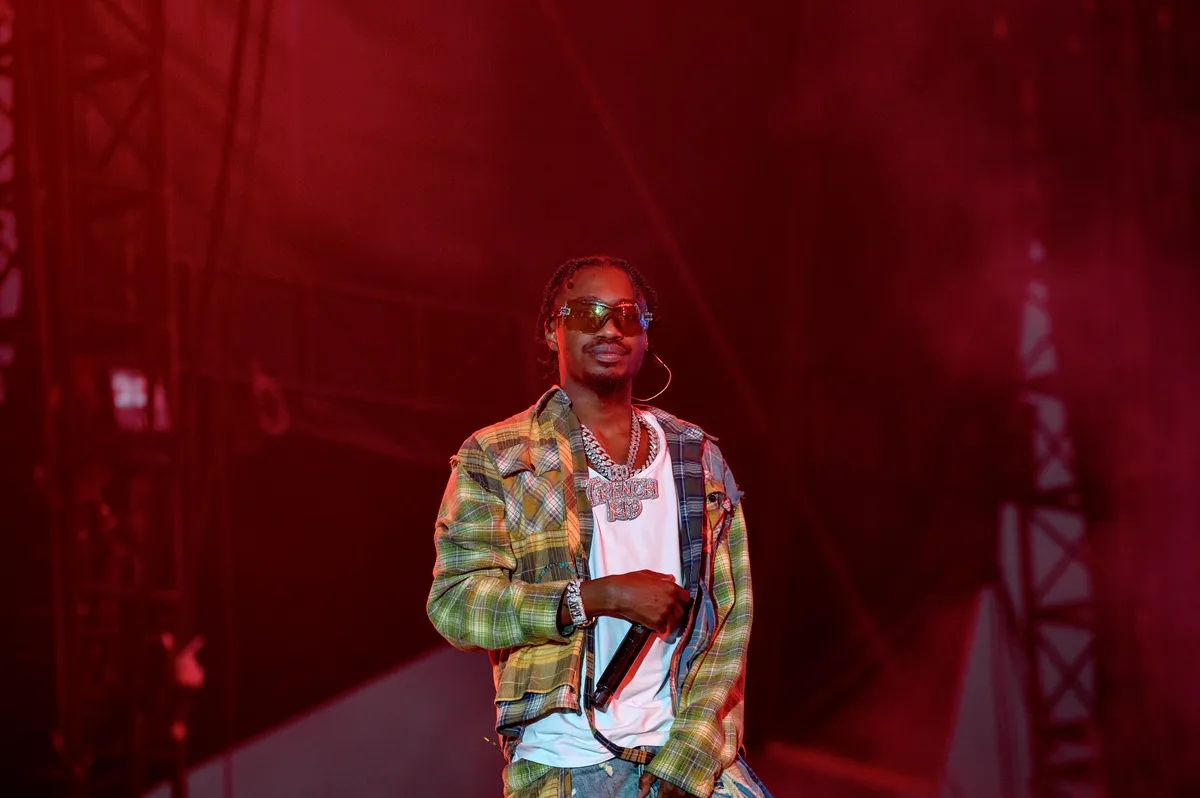 Lil Tjay performs during the 10th Annual 2024 Rolling Loud Music Festival at Hard Rock Stadium on December 14, 2024 in Miami Gardens, Florida