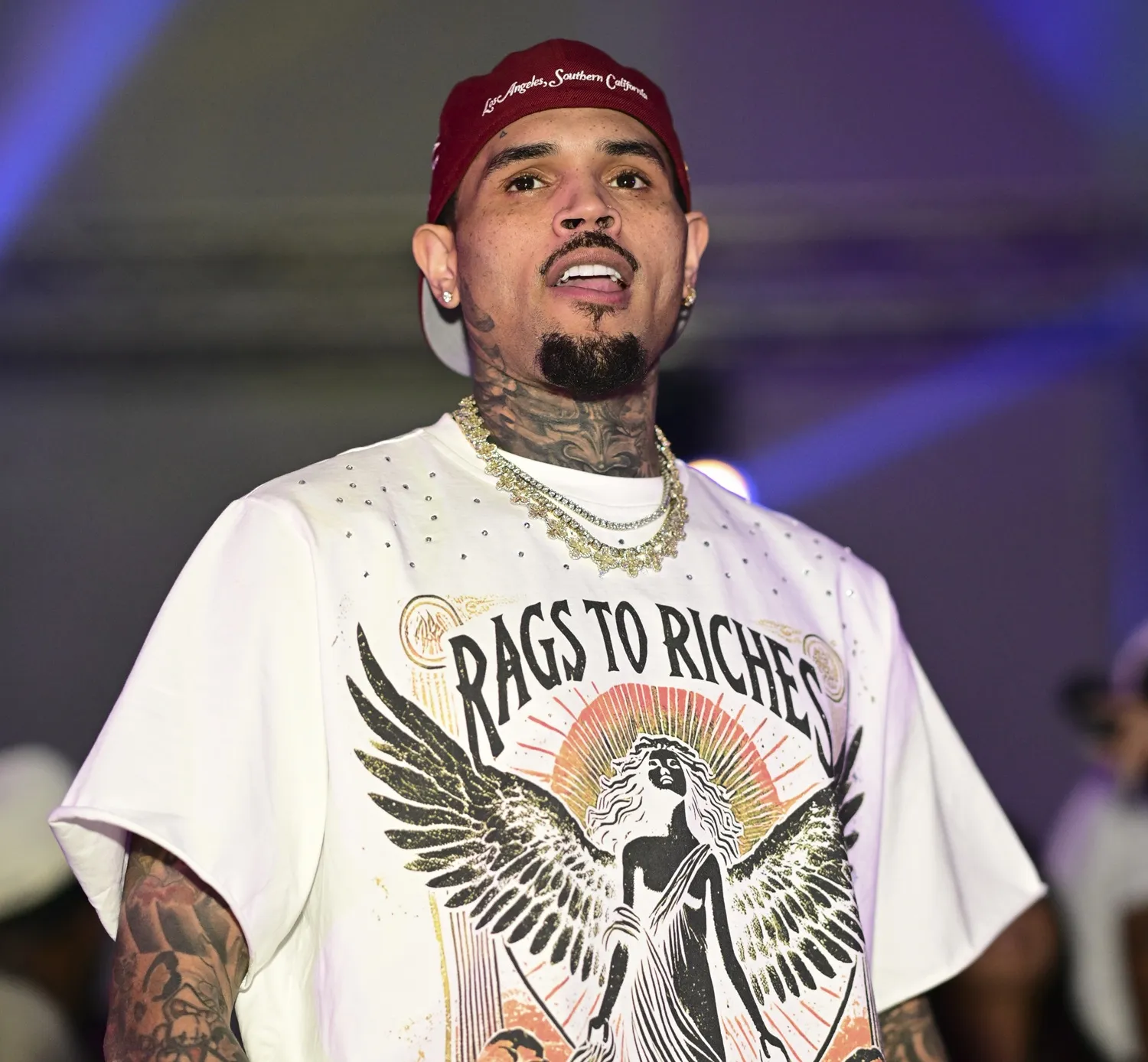 Chris Brown attends Doo-Wop All R&B Soul Music Presents Breezy Bowl XX Official Tour Afterparty Hosted by Chris Brown at The Dome Atlanta on October 3, 2025 in Atlanta, Georgia.