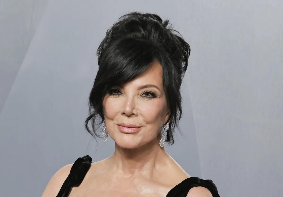 Kris Jenner with an updo at the Vanity Fair Oscar party in 2026