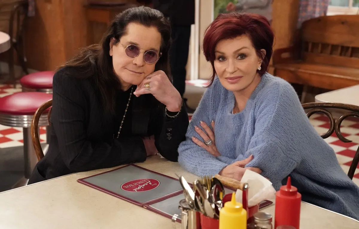 Ozzy Osbourne and Sharon Osbourne appear as themselves