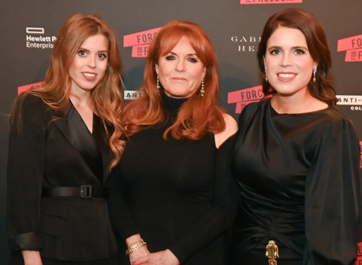 Princess Beatrice, Sarah Ferguson, and Princess Eugenie attend The Anti Slavery Collective's inaugural Winter Gala in London
