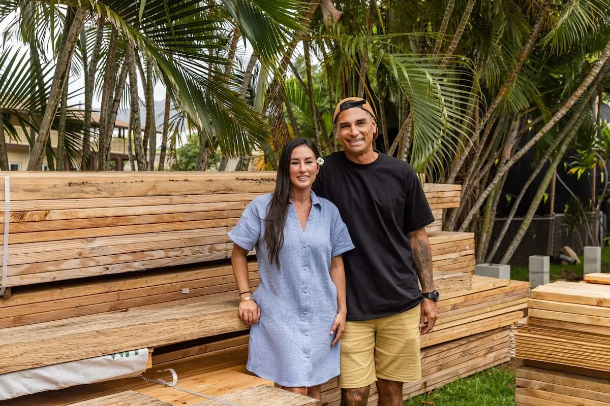 Tristyn and Kamohai Kalama of 'Renovation Aloha'